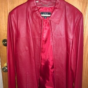 Wilson’s leather coat